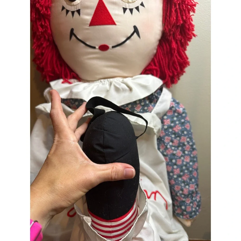 Dakin Raggedy Ann 85th Birthday Anniversary Large 36 Inch Plush Rag Doll Vintage
